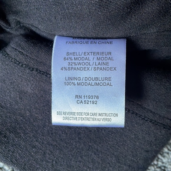 Helmut Lang women’s Twist skirt wool nova jersey color charcoal size P/S NWT - Picture 7 of 8